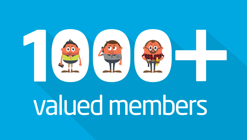 Valued members, 100 plus