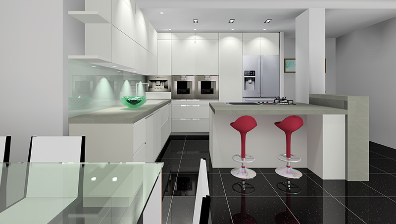 KD Max kitchen render