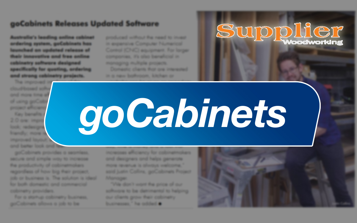 goCabinets Supplier magazine