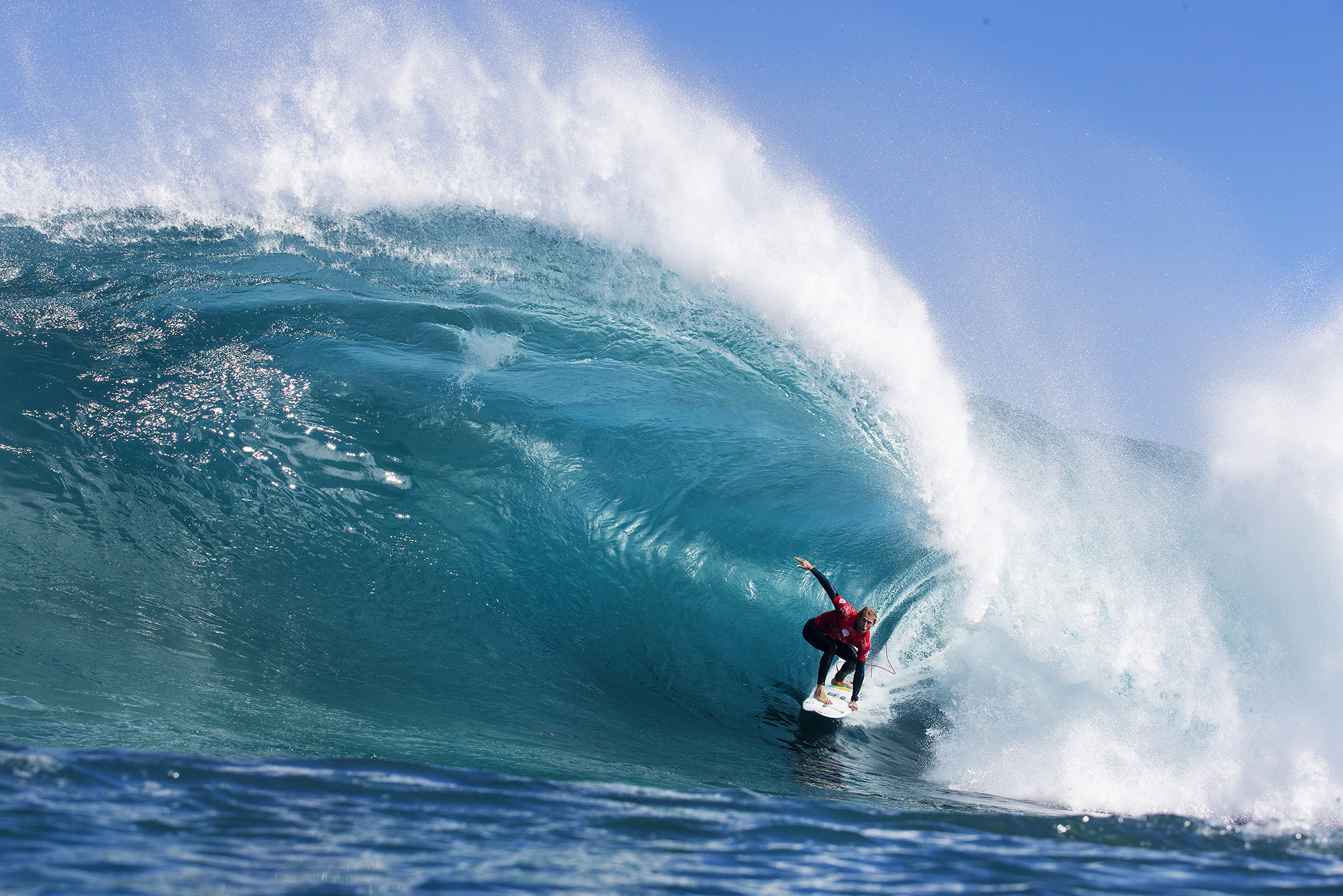 man surfing wave