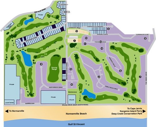 Pacific Harbour Golf Course Map