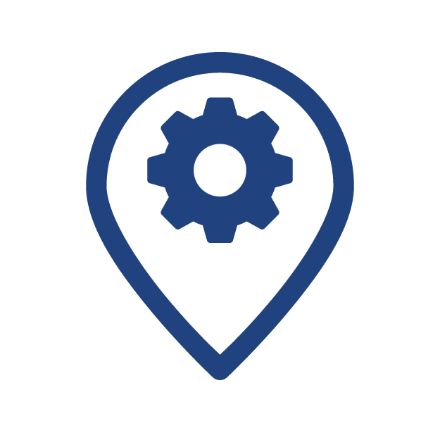 blue location dropper icon