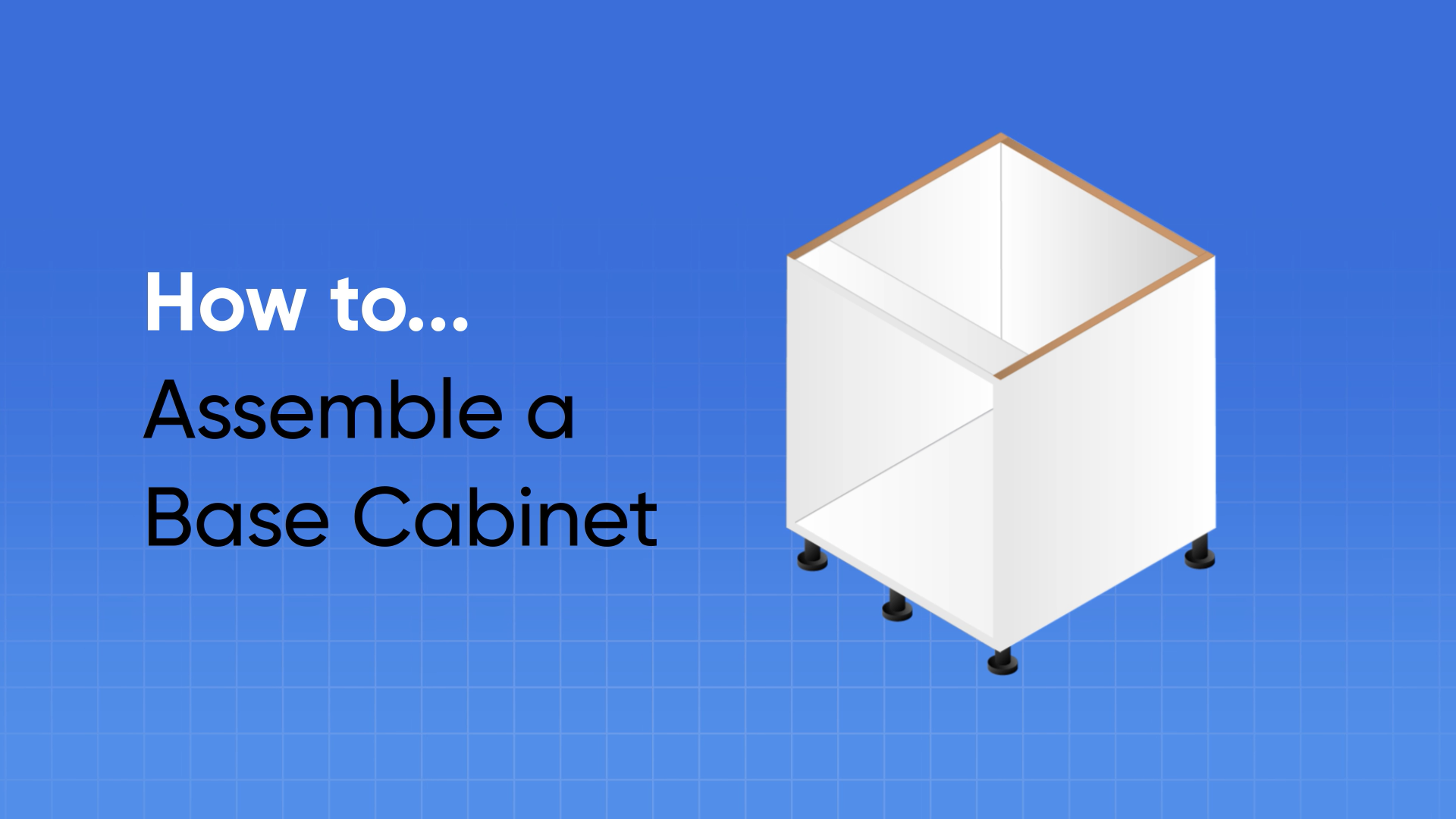 Assemble Base Cabinet